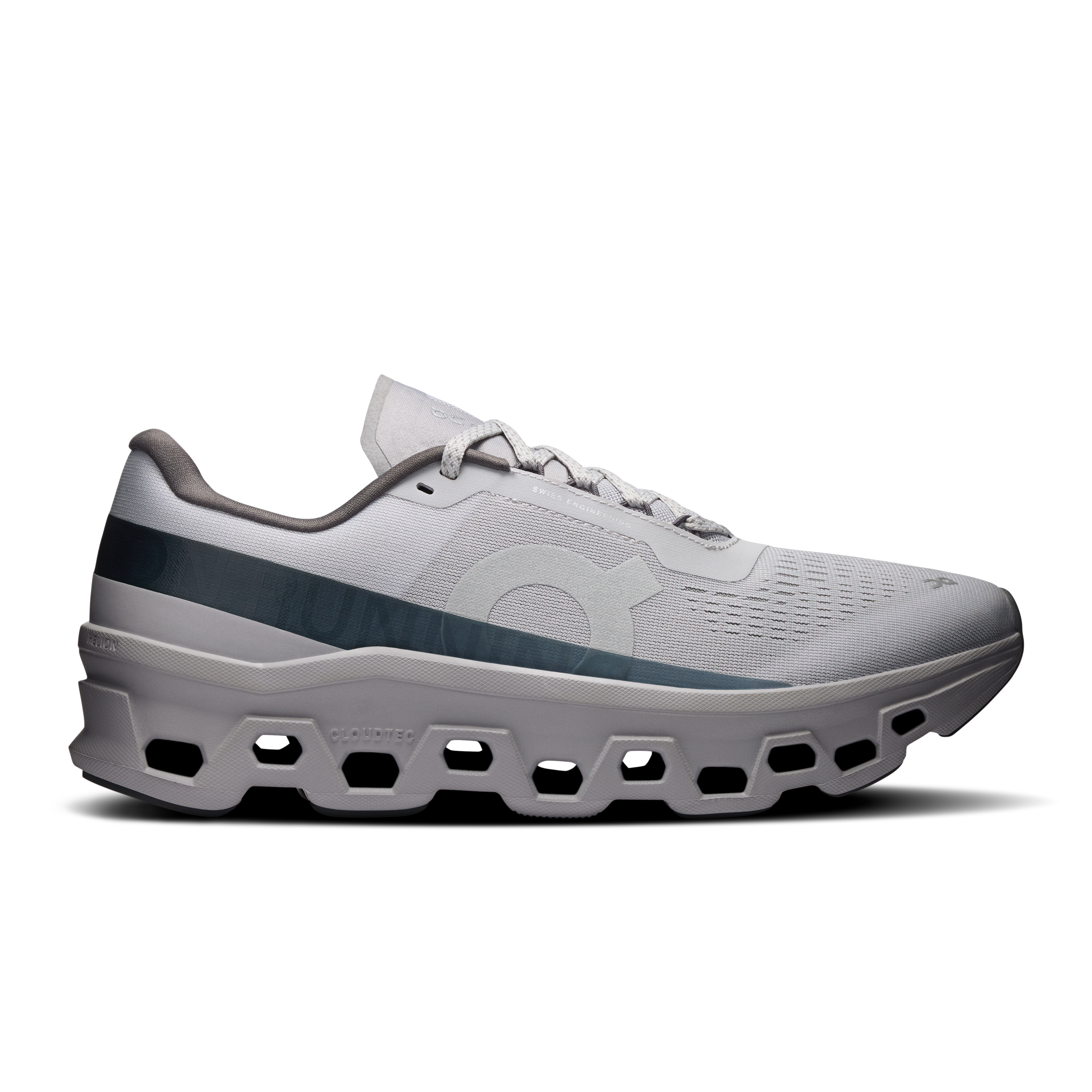 On Cloudmonster 1 Men Regular in Glacier / Alloy running shoe photo 1 | MotionLab