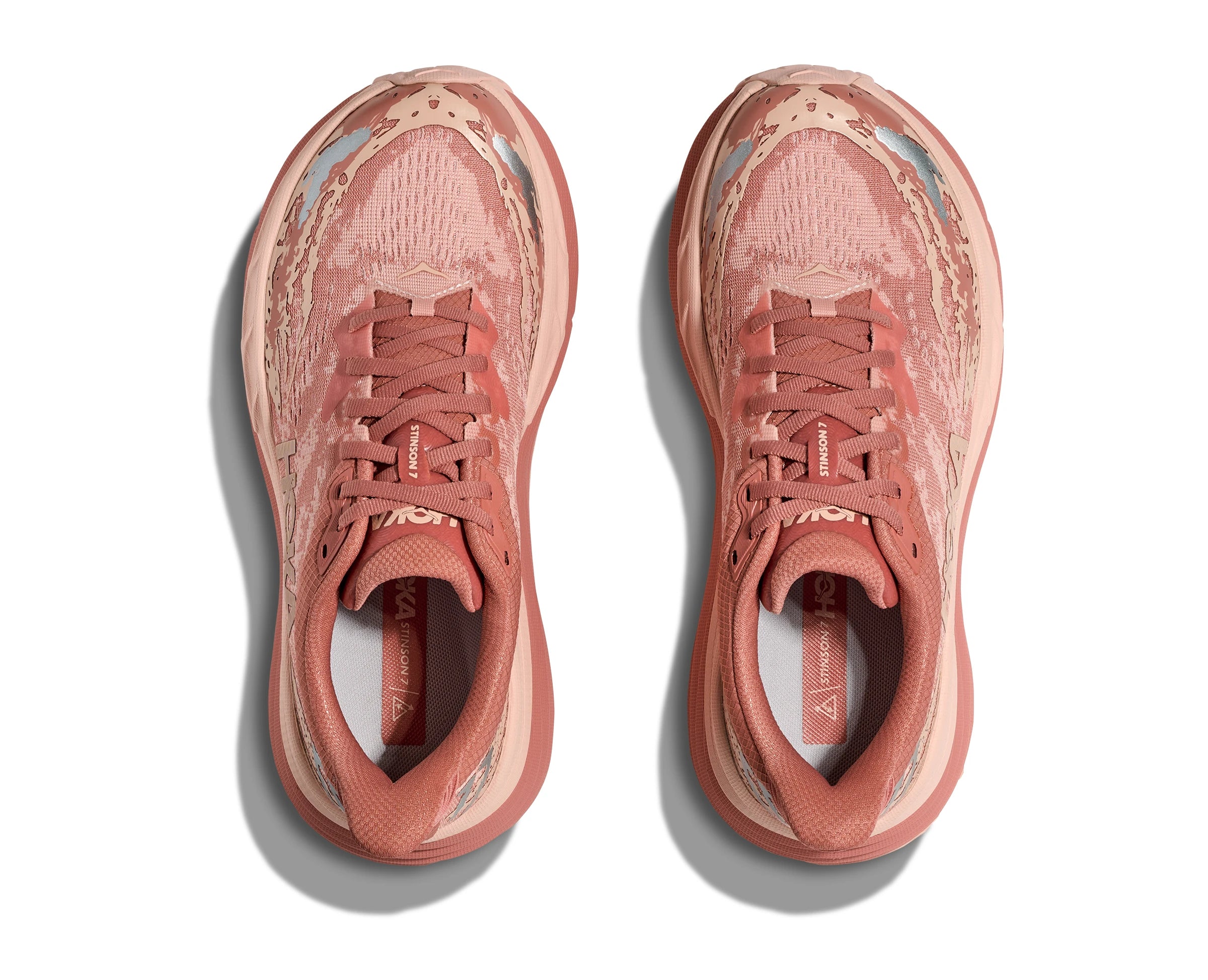 Hoka Stinson 7 Women Regular in Blush / Rose Latte running shoe photo 2 | MotionLab