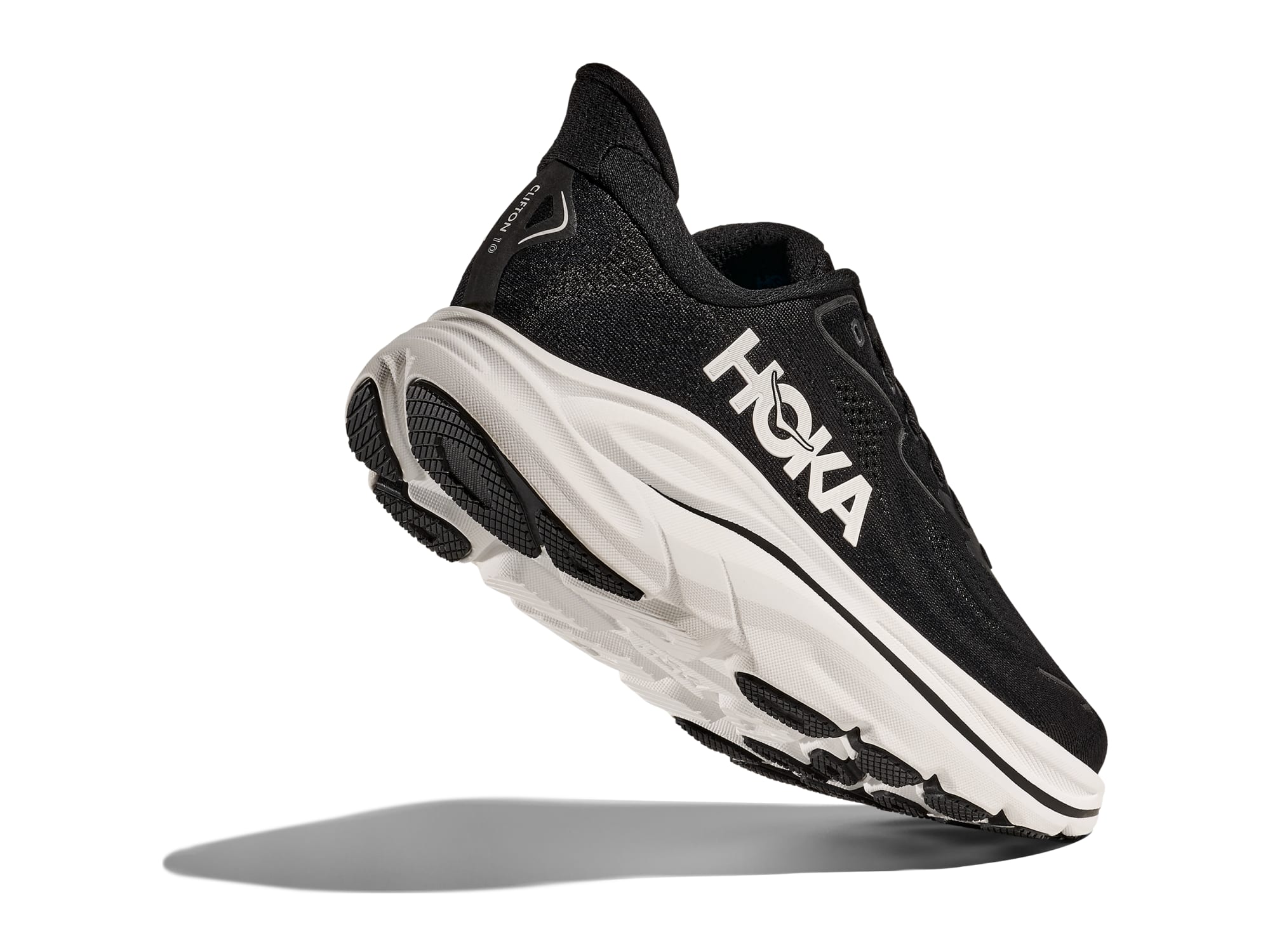 Hoka Clifton 10 Women Regular in Black / White running shoe photo 3 | MotionLab