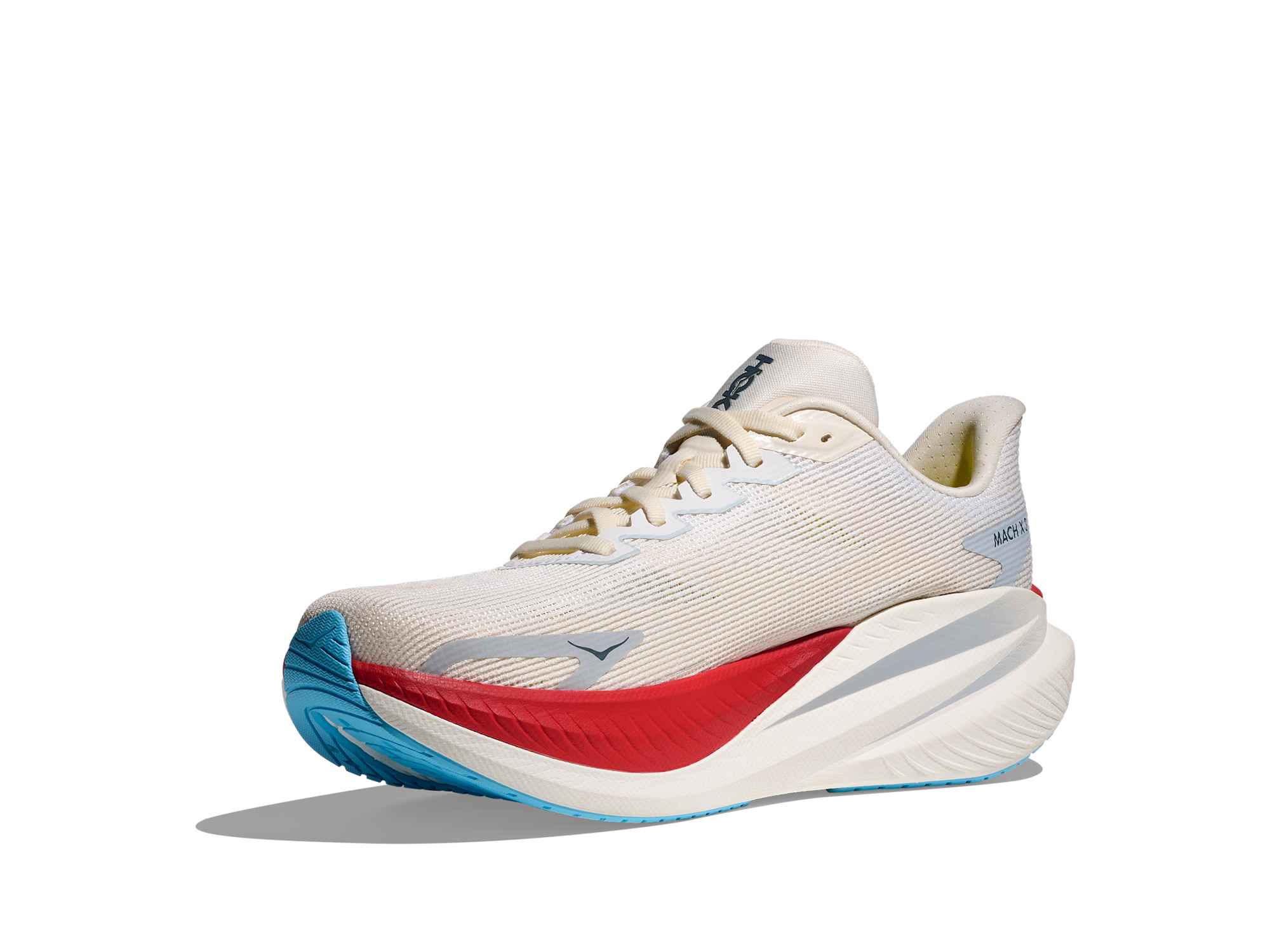 Hoka Mach X 3 Men Regular in White / Alabaster running shoe photo 3 | MotionLab