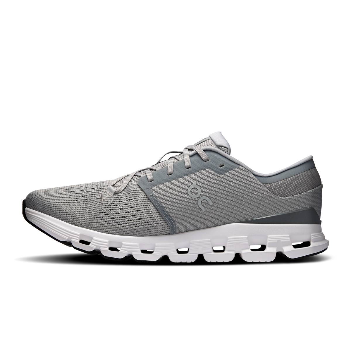 On Cloud X 4 Men in Alloy / Ivory running shoe photo 4 | MotionLab