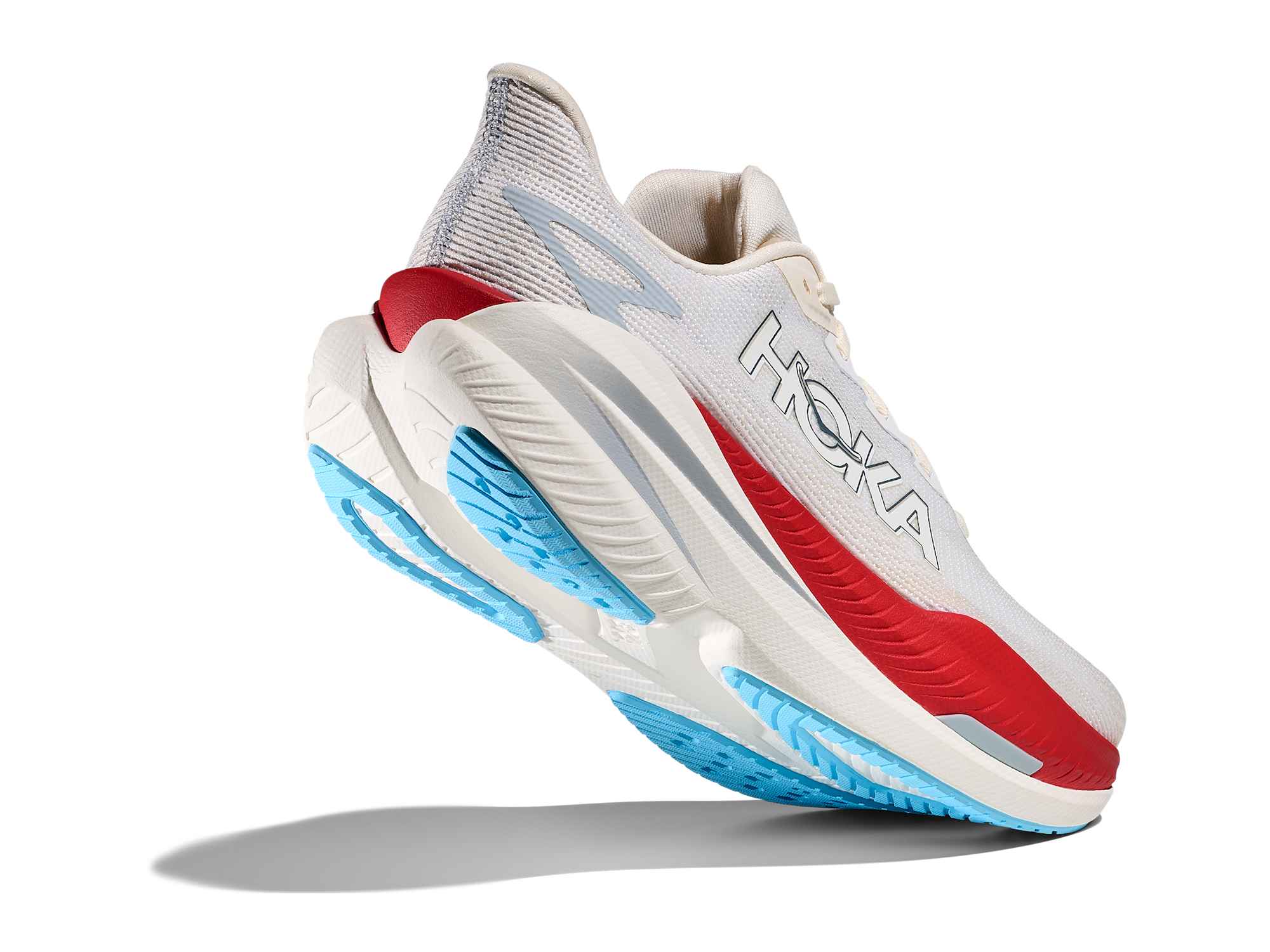 Hoka Mach X 3 Men Regular in White / Alabaster running shoe photo 4 | MotionLab