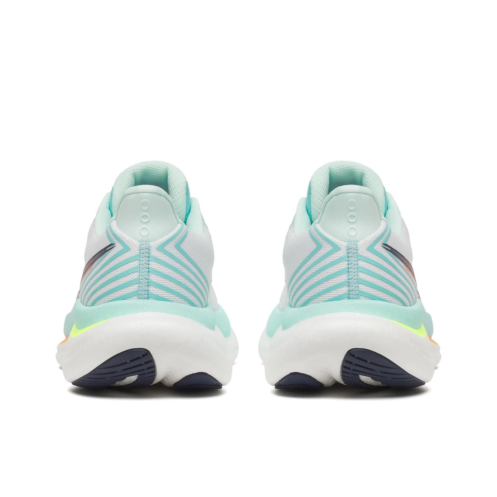 Saucony Triumph 23 Women Regular in White / Aqua running shoe photo 4 | MotionLab