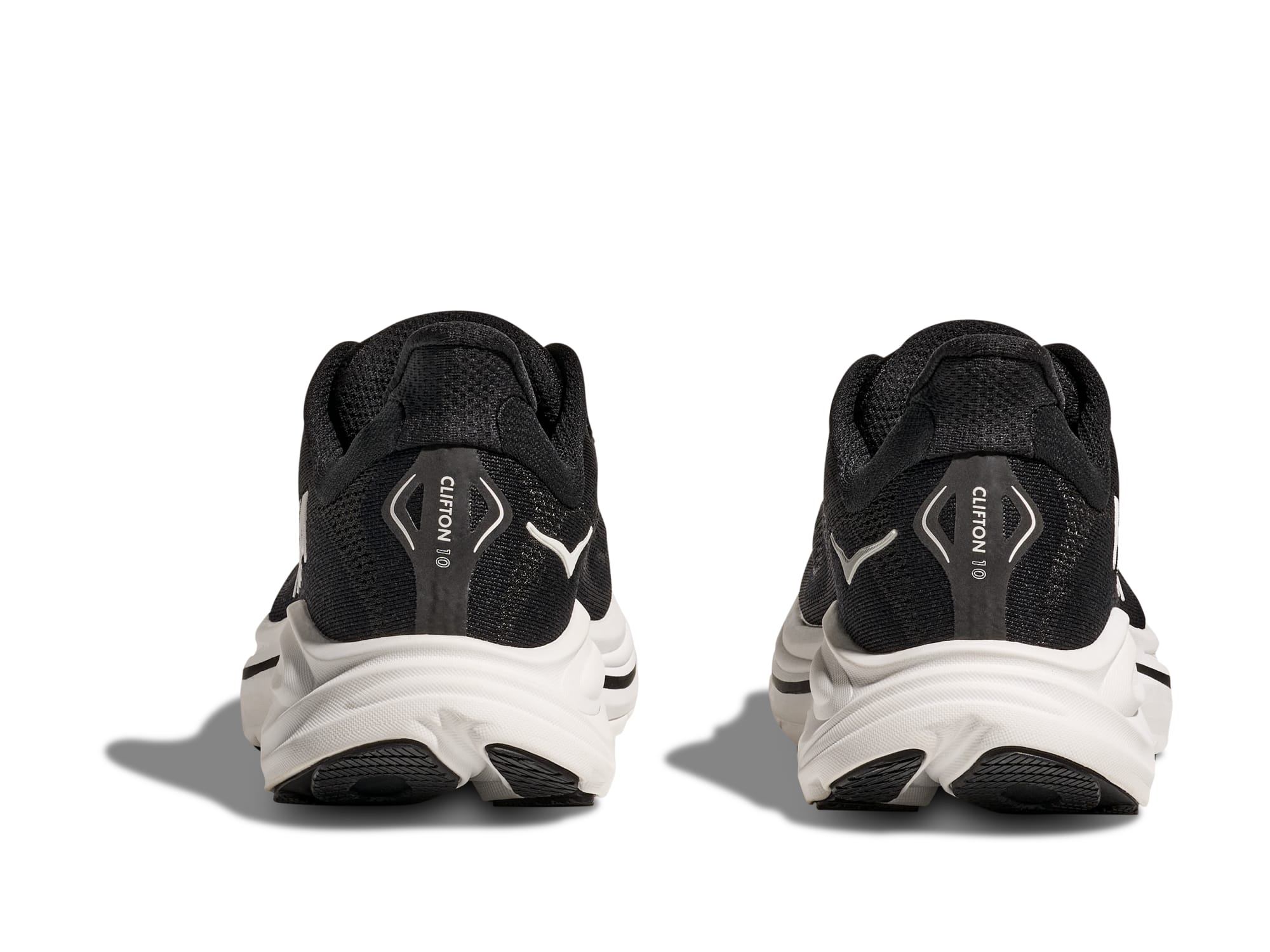 Hoka Clifton 10 Women Regular in Black / White running shoe photo 4 | MotionLab