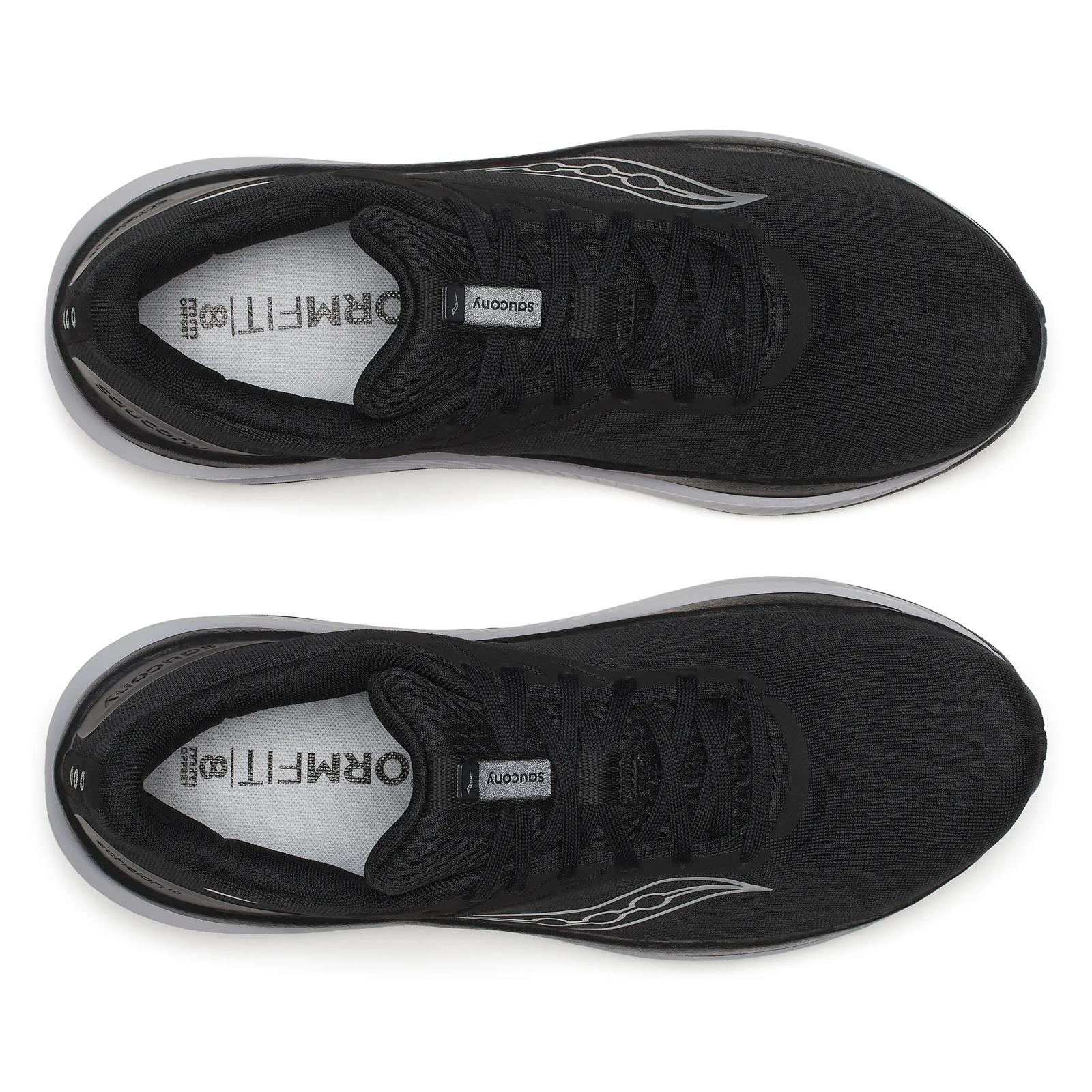 Saucony Echelon 10 Men Extra Wide in Noir / Argent running shoe photo 5 | MotionLab