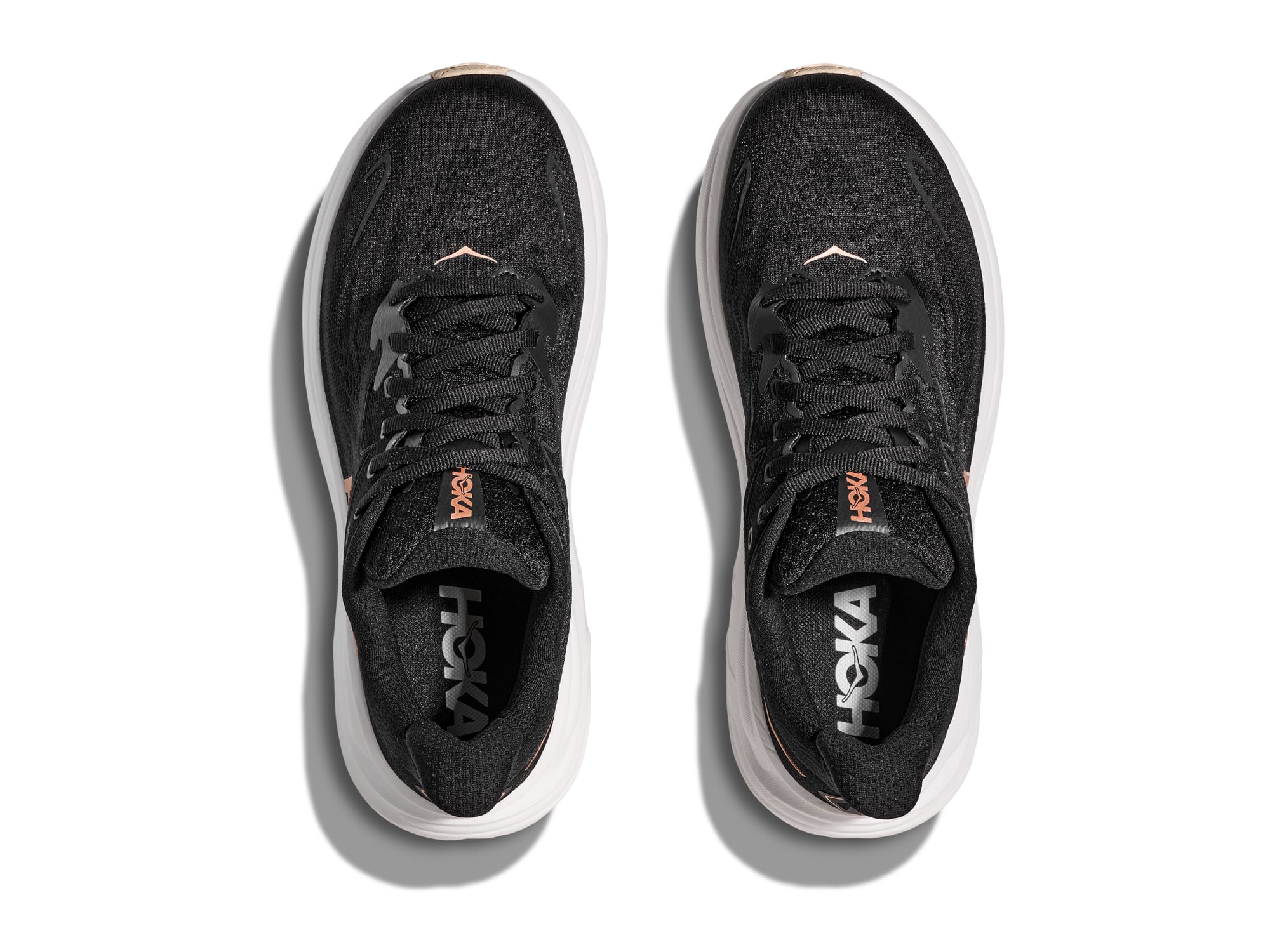 Hoka Clifton 10 Women Regular in Black / Rose Gold running shoe photo 5 | MotionLab