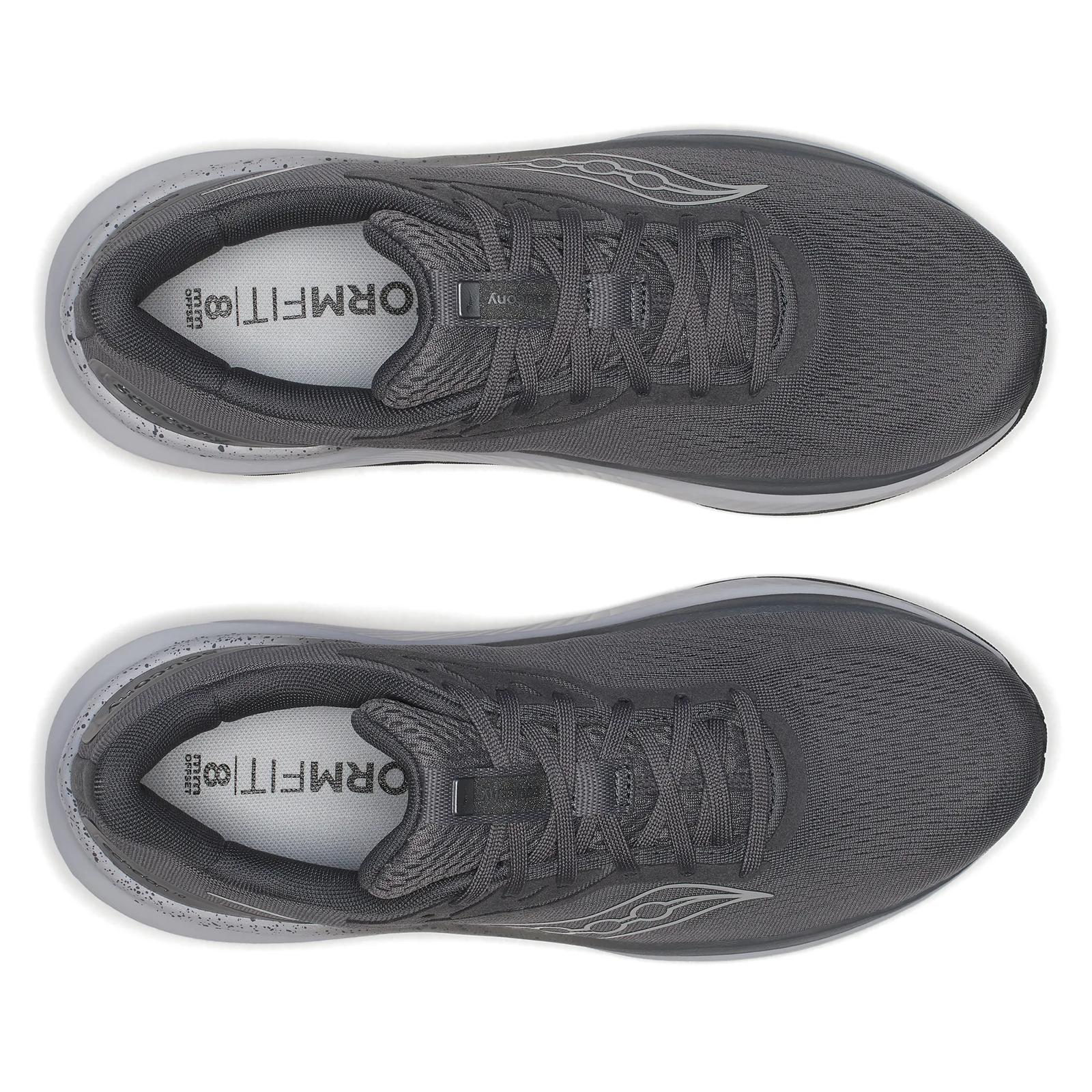 Saucony Echelon 10 Men Extra Wide in Carbon / Black running shoe photo 5 | MotionLab