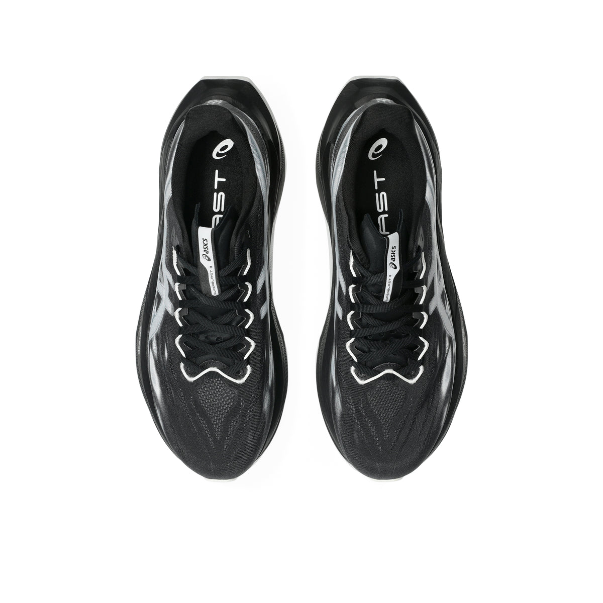 ASICS Superblast 3 Unisex Regular in Black / Black running shoe photo 6 | MotionLab