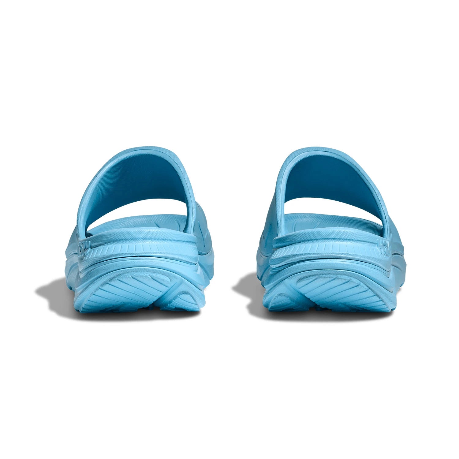 Hoka Ora Athletic Slide Unisex in Soaring Blue / Faded Navy running shoe photo 61 | MotionLab