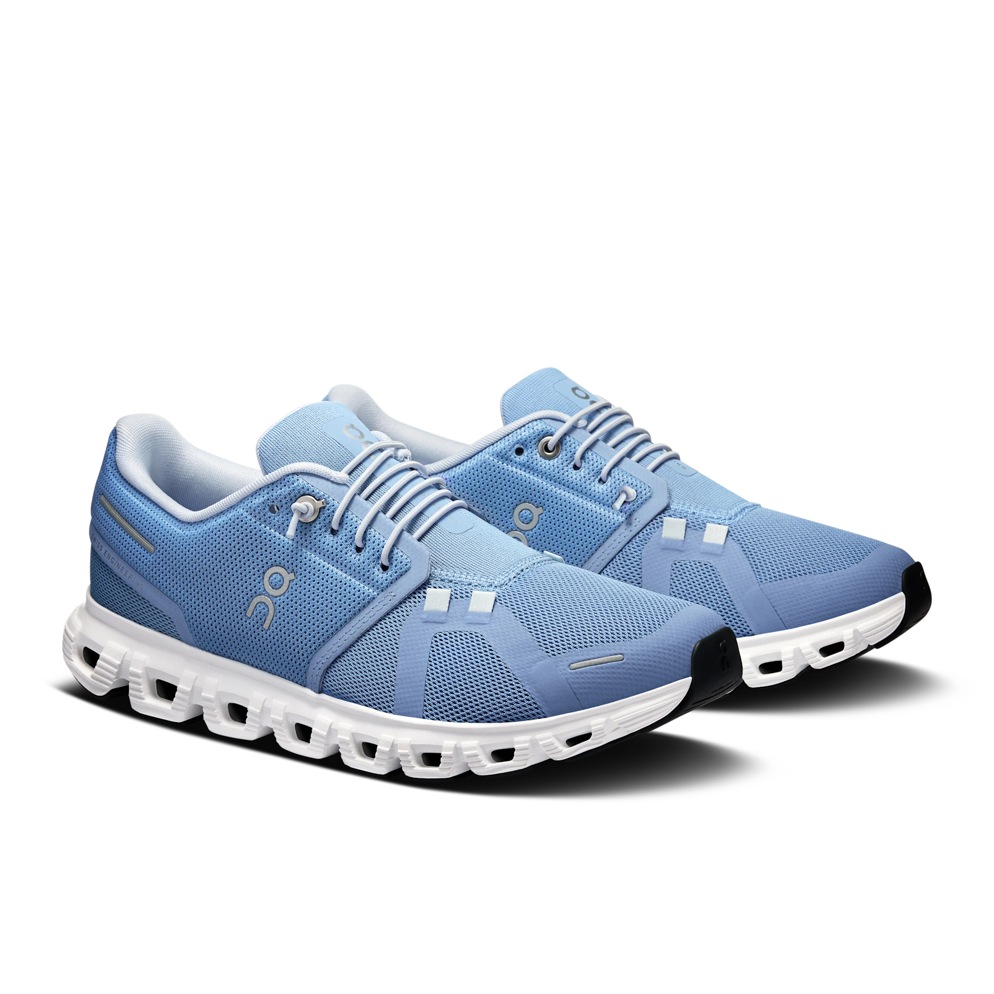 On Cloud 6 Women Chambray White shoe, view 06, style 3WF10061508