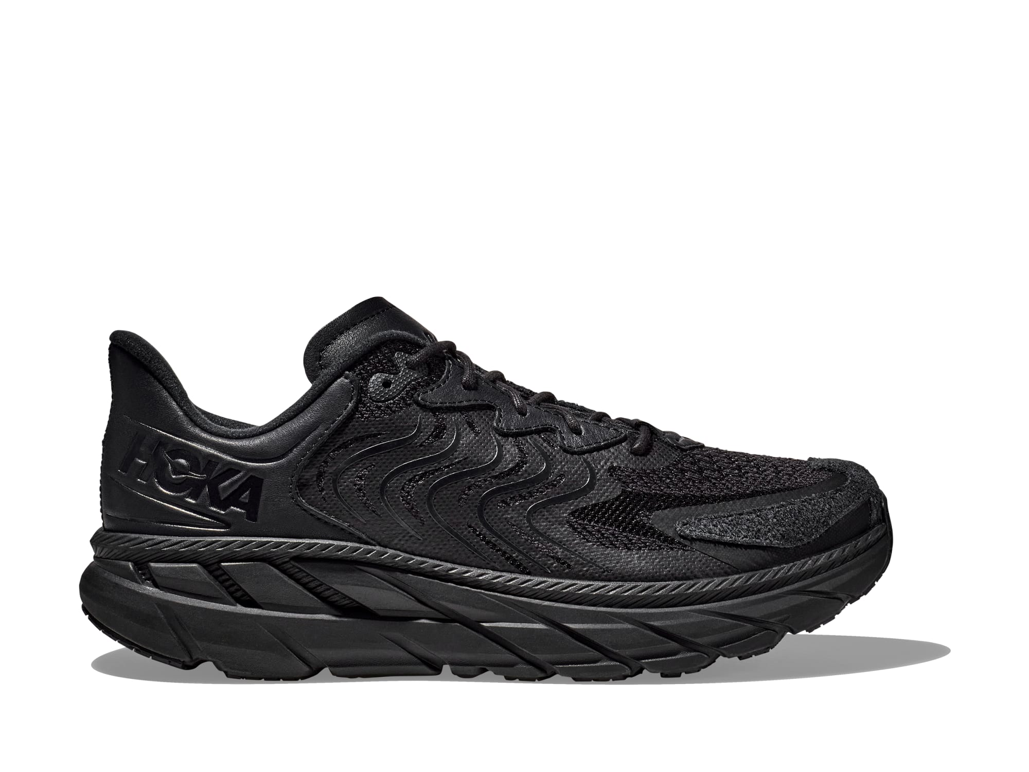 Clifton Ls Men in Black / Asphalt running shoe photo 8 | MotionLab