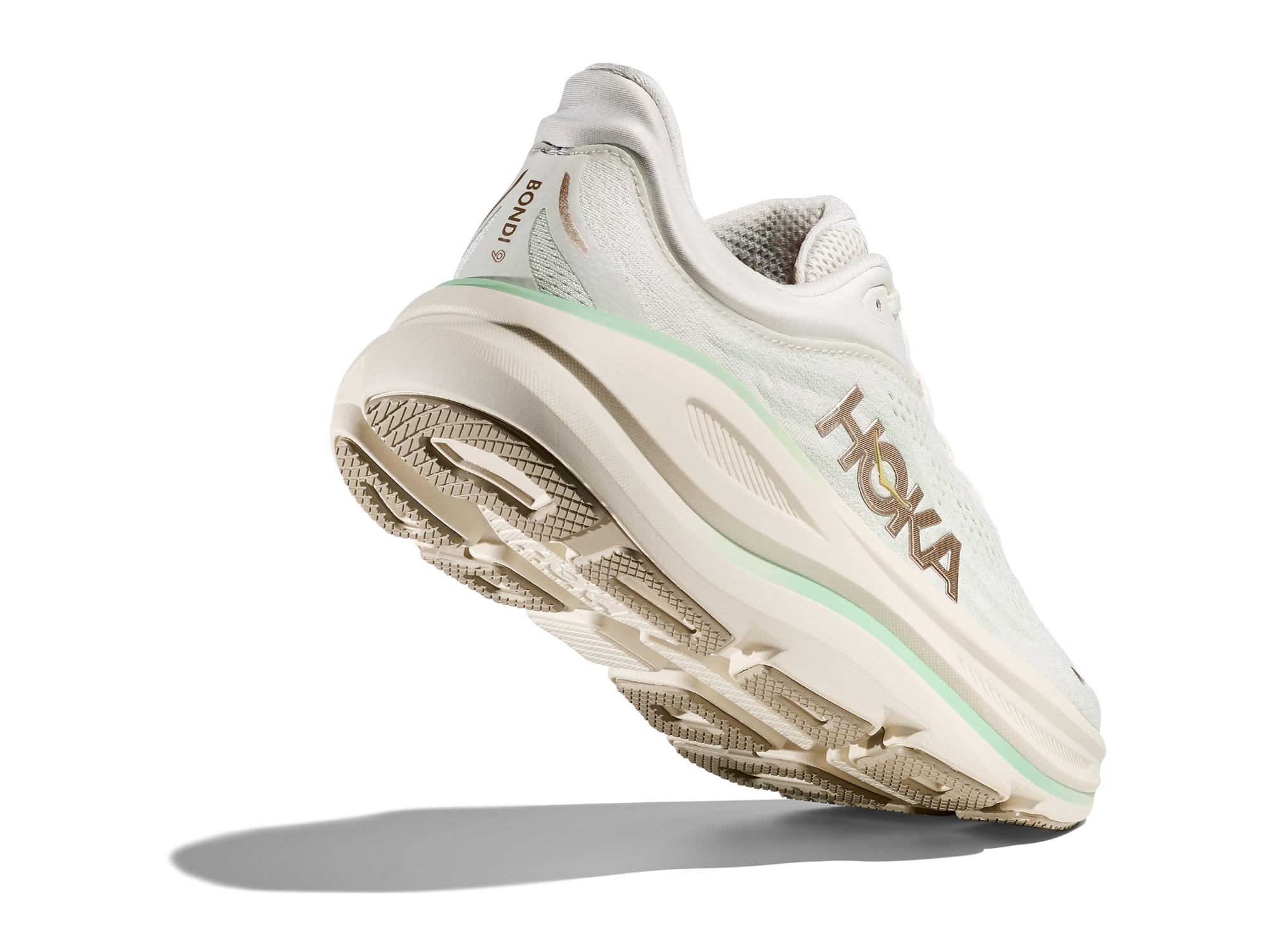 Bondi 9 Women Regular in Truffle Salt / Sea Glass running shoe photo 23 | MotionLab