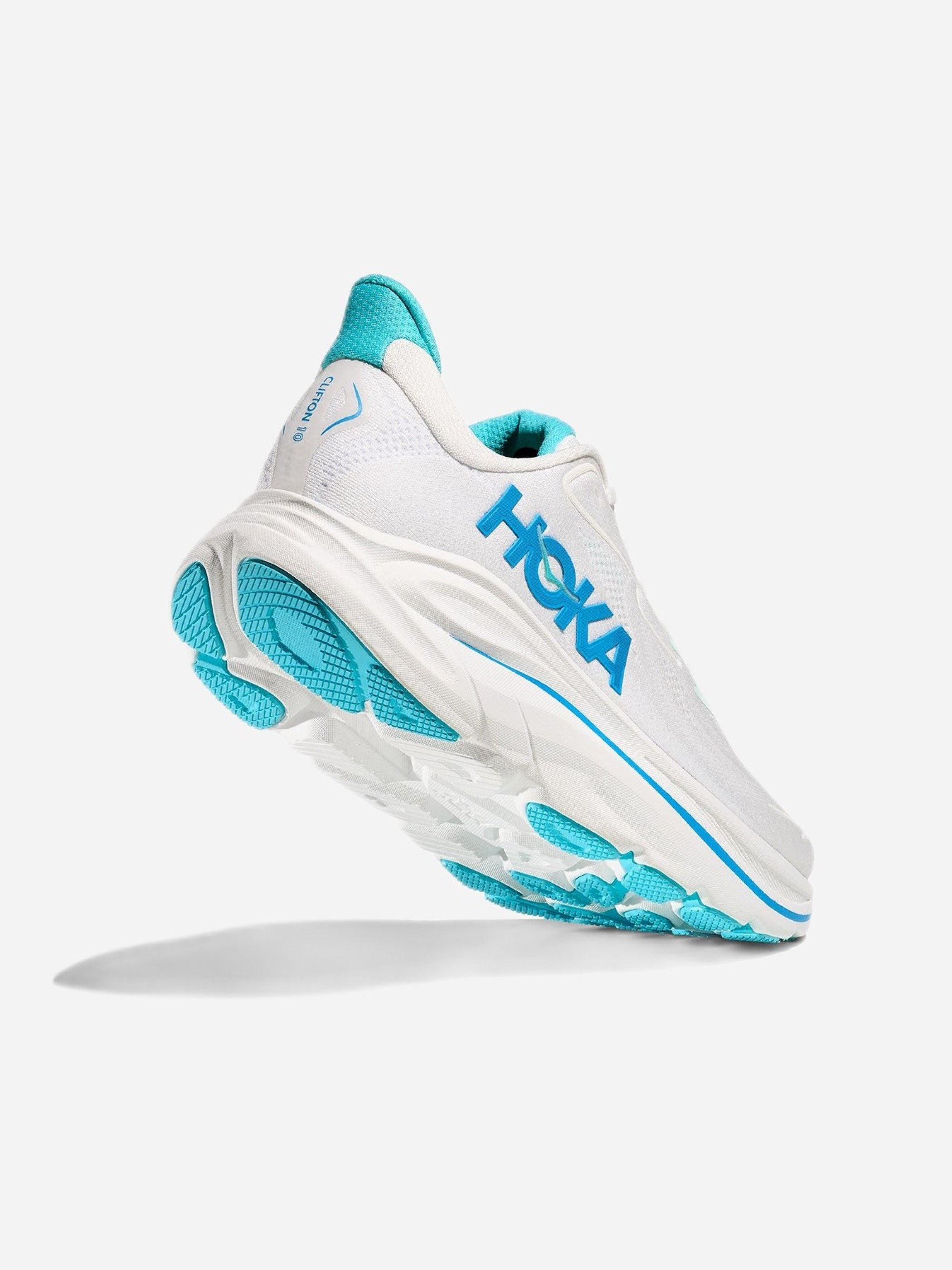 Hoka Clifton 10 in White running shoe photo 21 | MotionLab
