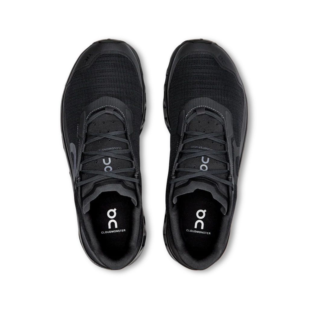 Cloudmonster Void in Black Black running shoe photo 12 | MotionLab