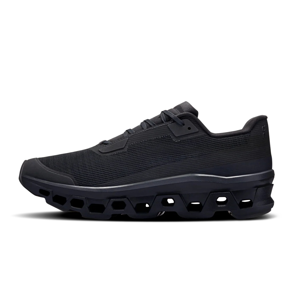 Cloudmonster Void in Black Black running shoe photo 14 | MotionLab