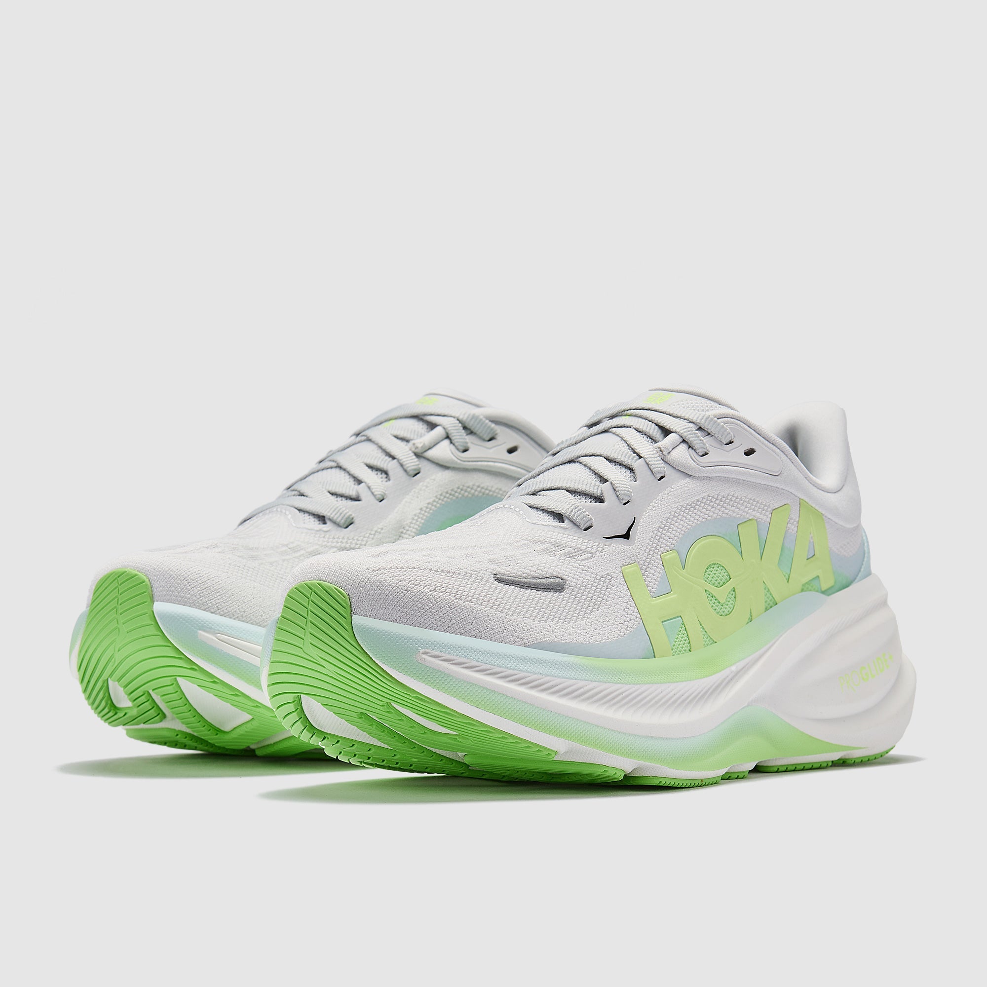 Hoka Clifton Pro Women in Cosmic Grey / Neon Yuzu running shoe photo 1 | MotionLab