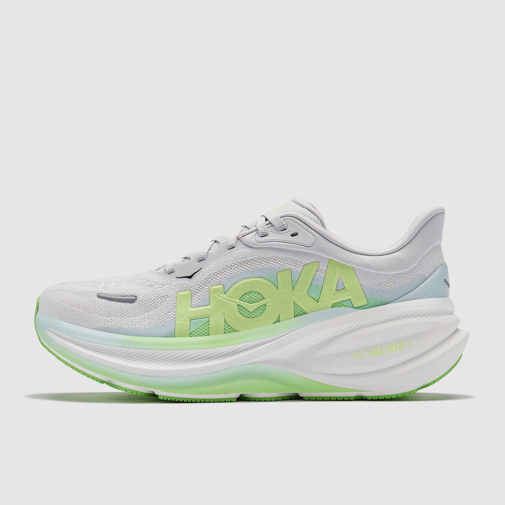 Hoka Clifton Pro Women in Cosmic Grey / Neon Yuzu running shoe photo 2 | MotionLab