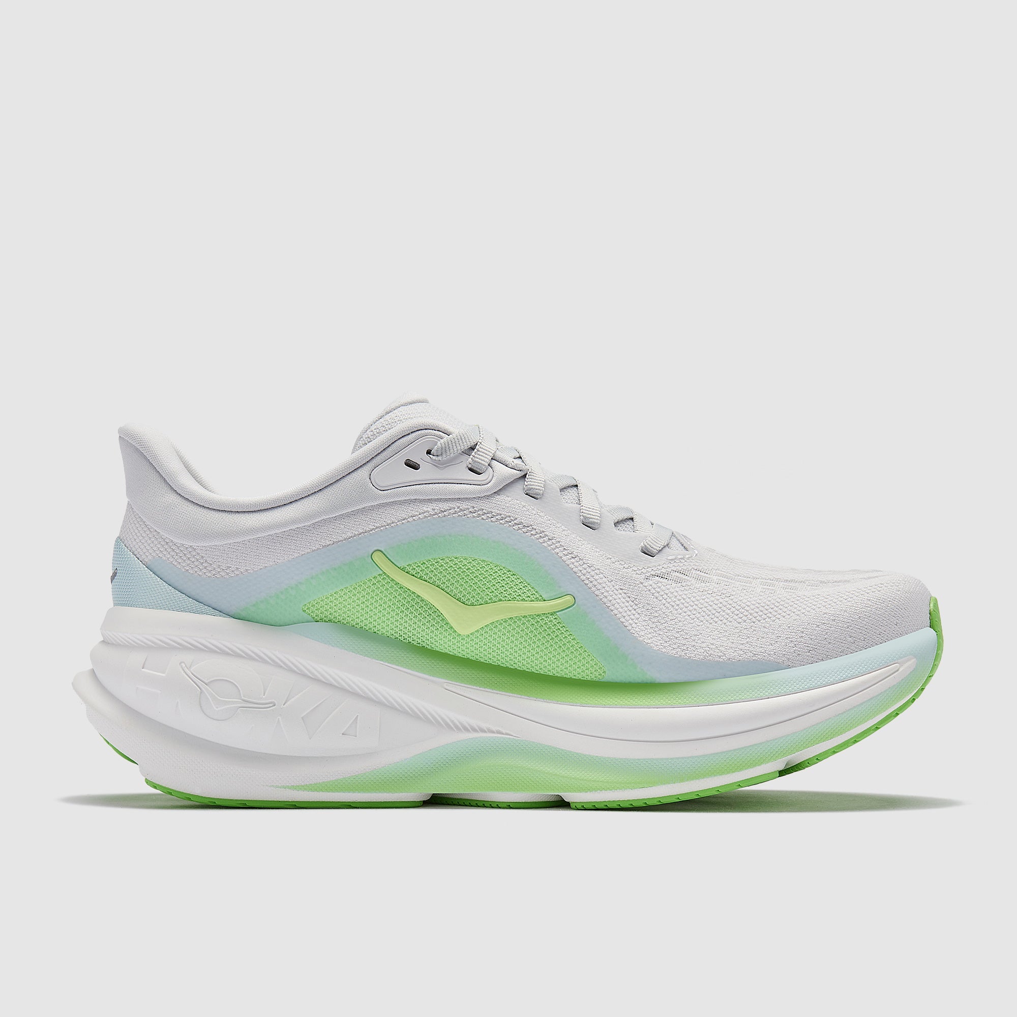 Hoka Clifton Pro Women in Cosmic Grey / Neon Yuzu running shoe photo 3 | MotionLab
