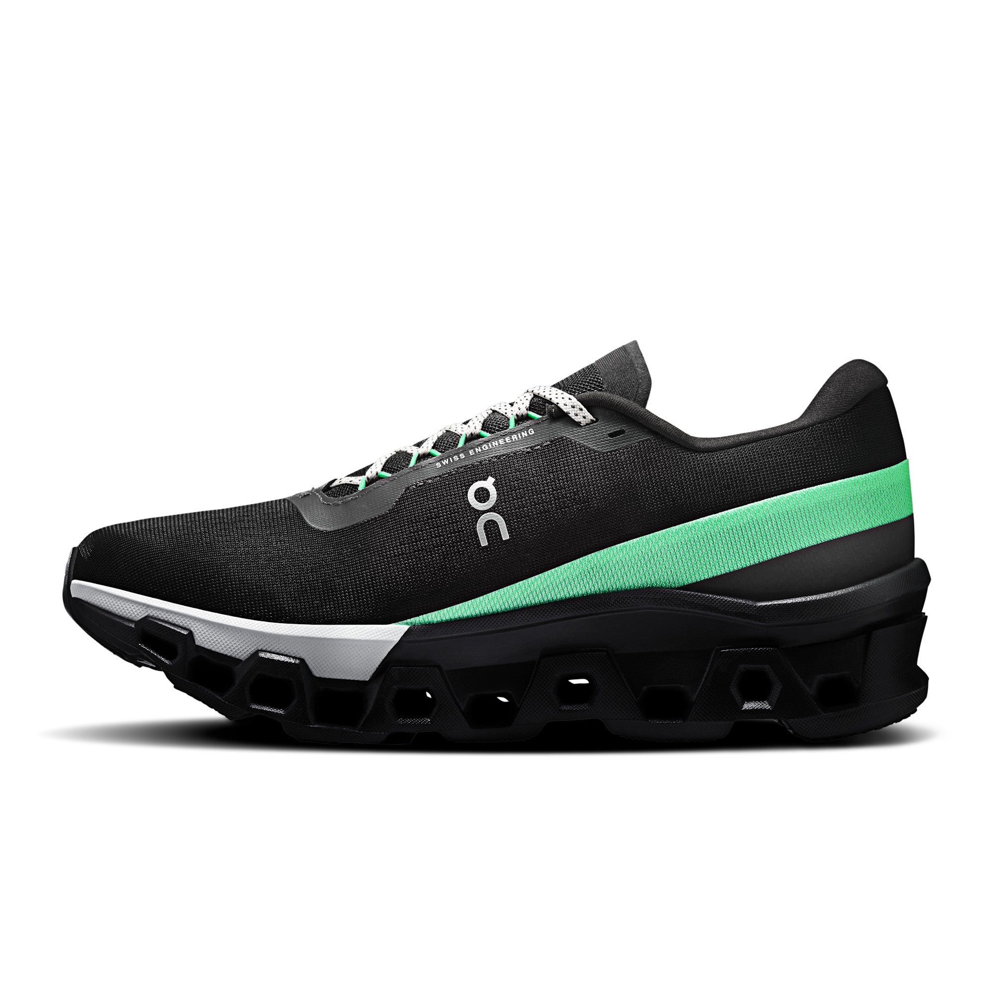 On Cloudmonster 2 Men in Black / Glacier running shoe photo 4 | MotionLab
