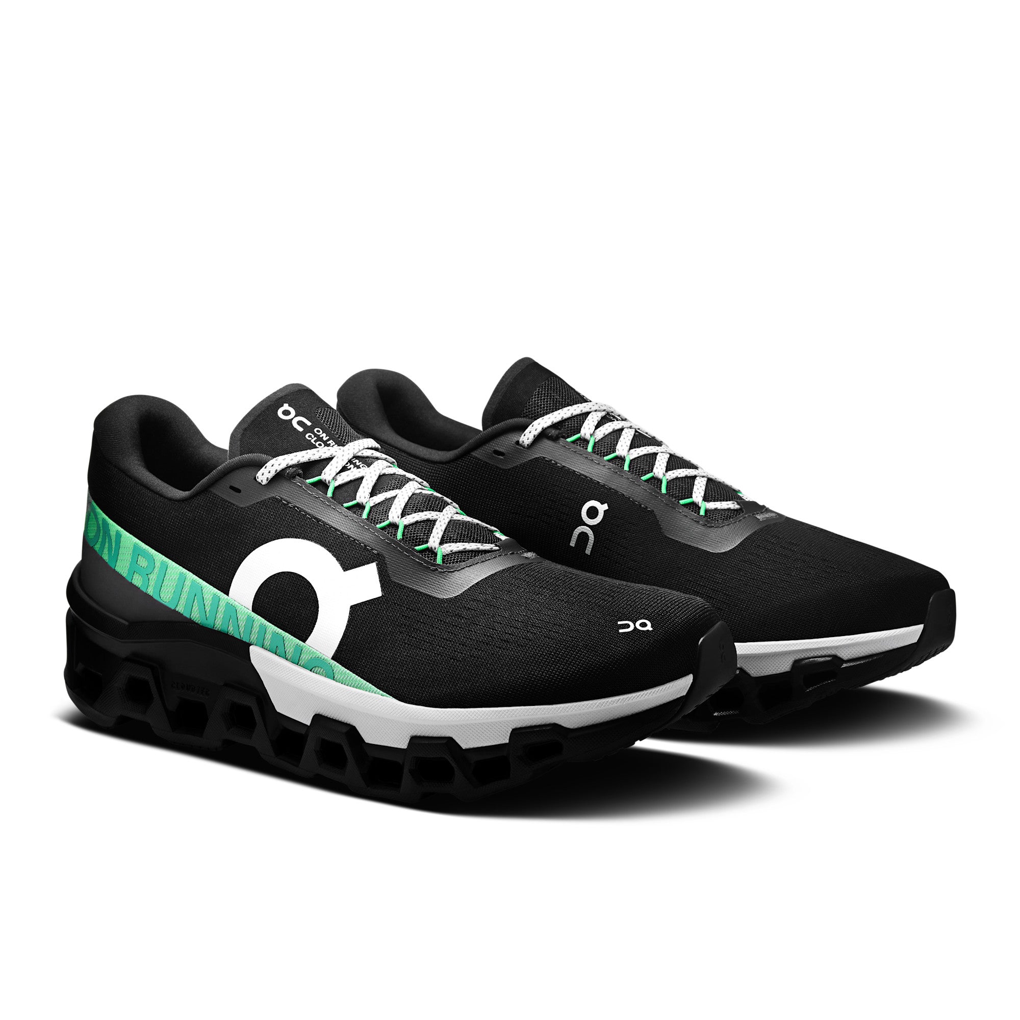 On Cloudmonster 2 Men in Black / Glacier running shoe photo 6 | MotionLab