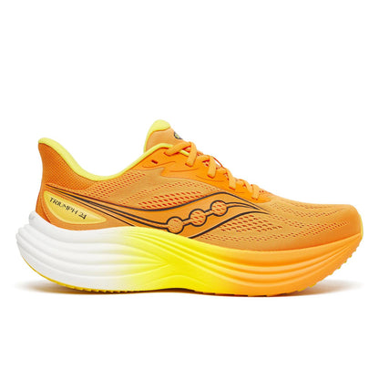 Saucony Triumph 24 Men Regular in Fuego / Orange running shoe photo 1 | MotionLab