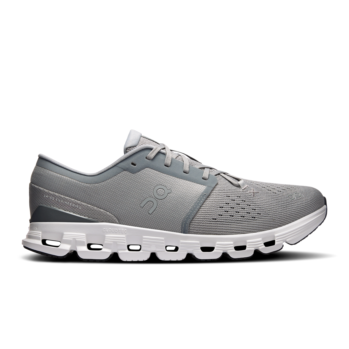 On Cloud X 4 Men in Alloy / Ivory running shoe photo 1 | MotionLab