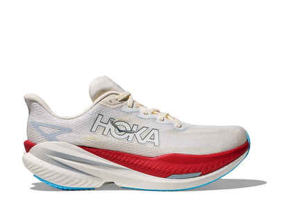 Hoka Mach X 3 Men Regular in White / Alabaster running shoe photo 1 | MotionLab