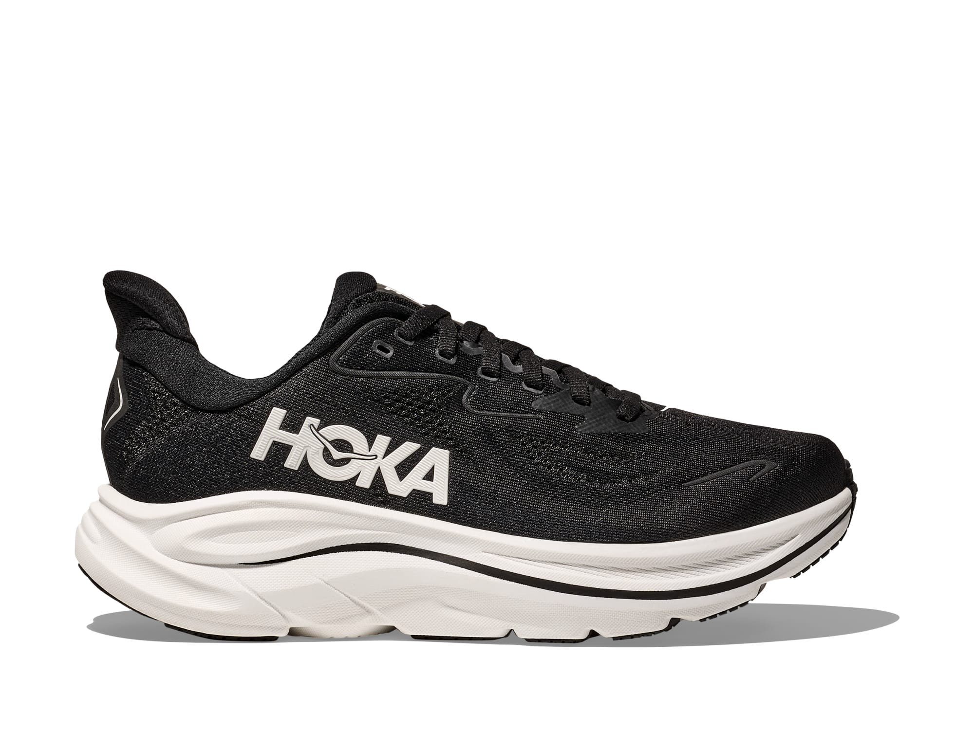 Hoka Clifton 10 Women Regular in Black / White running shoe photo 1 | MotionLab