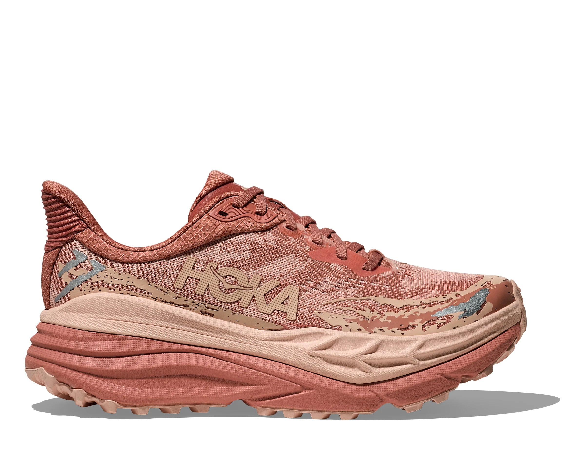 Hoka Stinson 7 Women Regular in Blush / Rose Latte running shoe photo 1 | MotionLab
