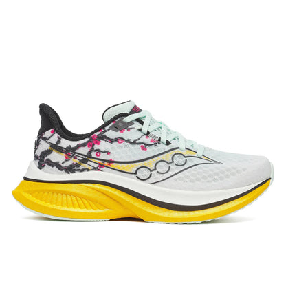 Saucony Endorphin Speed 5 Women Regular in White / Fleur running shoe photo 1 | MotionLab
