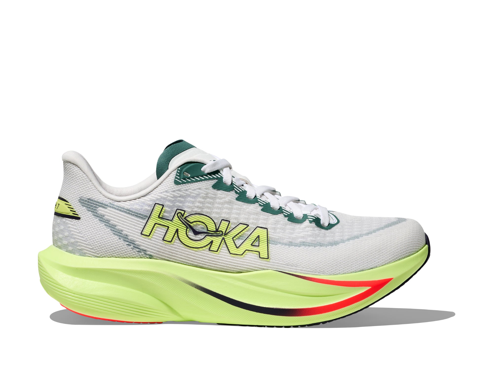 Hoka Mach 7 Women Regular in Frost / Neon Yuzu running shoe photo 1 | MotionLab