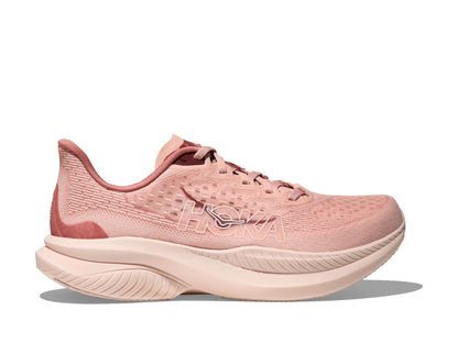 Hoka Mach 6 Women Regular in Rose Latte / Blush running shoe photo 1 | MotionLab