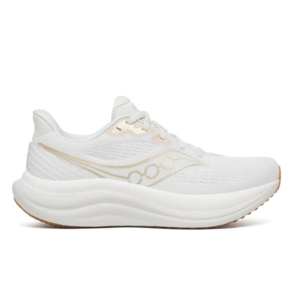 Saucony Triumph 23 Women Regular in White / Arctic running shoe photo 1 | MotionLab