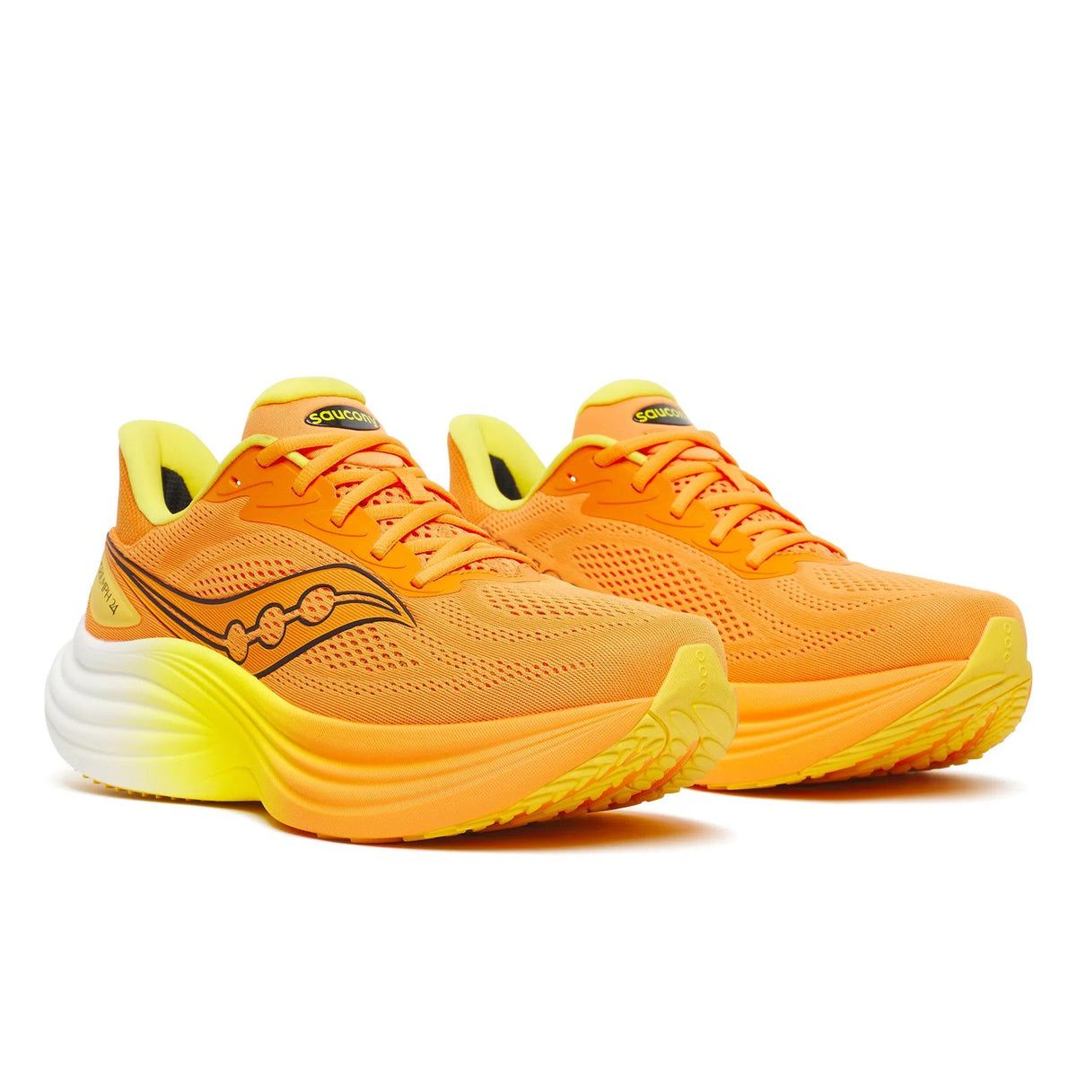 Saucony Triumph 24 Men Regular in Fuego / Orange running shoe photo 2 | MotionLab