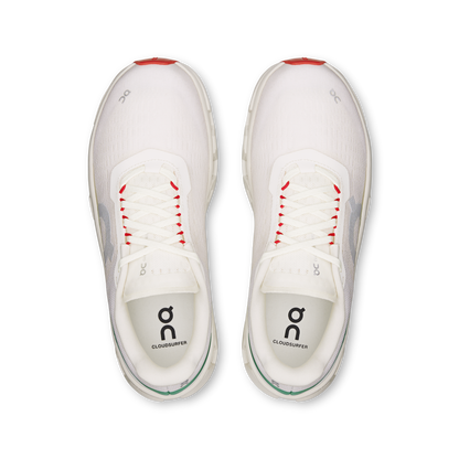 On Cloudmonster 1 Women Regular in Ivory / Creek running shoe photo 2 | MotionLab