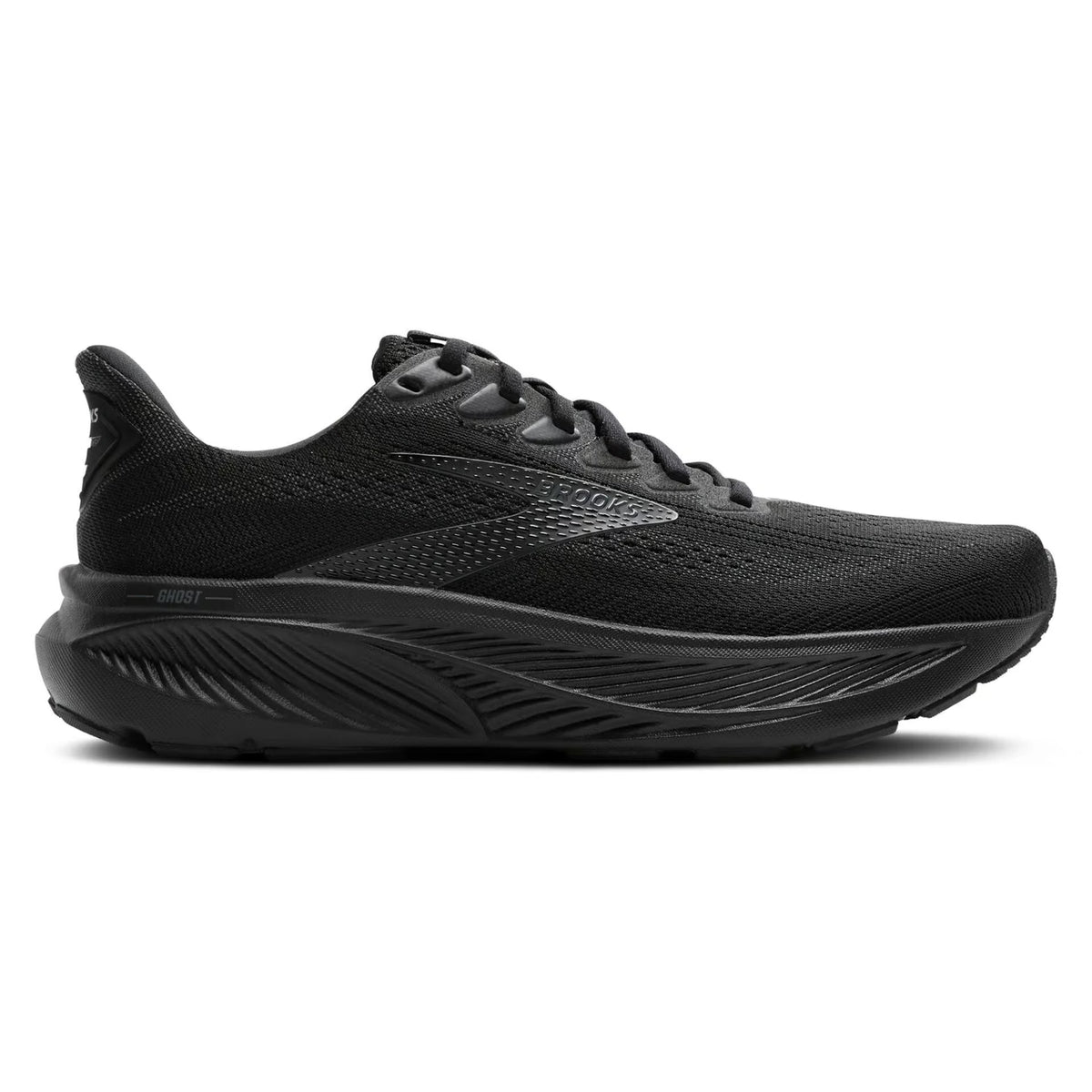 Brooks Ghost 17 Men Wide in Black / Black / Ebony running shoe photo 24 | MotionLab
