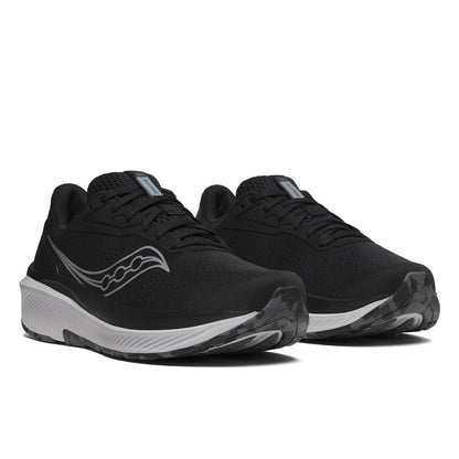 Saucony Echelon 10 Men Extra Wide in Noir / Argent running shoe photo 2 | MotionLab