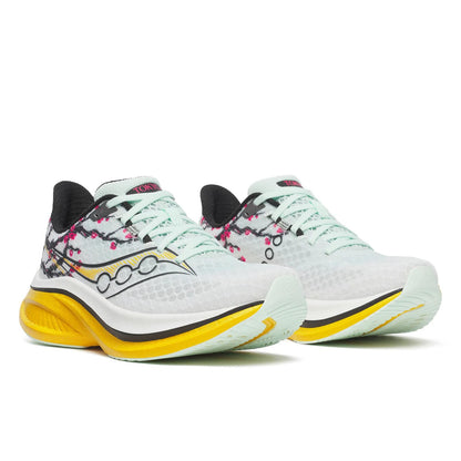 Saucony Endorphin Speed 5 Women Regular in White / Fleur running shoe photo 2 | MotionLab