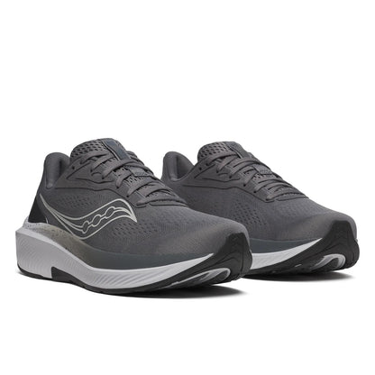 Saucony Echelon 10 Men Extra Wide in Carbon / Black running shoe photo 2 | MotionLab
