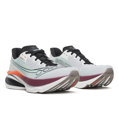 Saucony Endorphin Azura Men in White / Crimson running shoe photo 2 | MotionLab