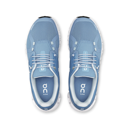 On Cloud 6 Women Chambray White shoe, view 02, style 3WF10061508