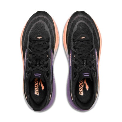 Brooks Ghost 18 Women Regular in Black / Mulled Grape / Peach running shoe photo 3 | MotionLab