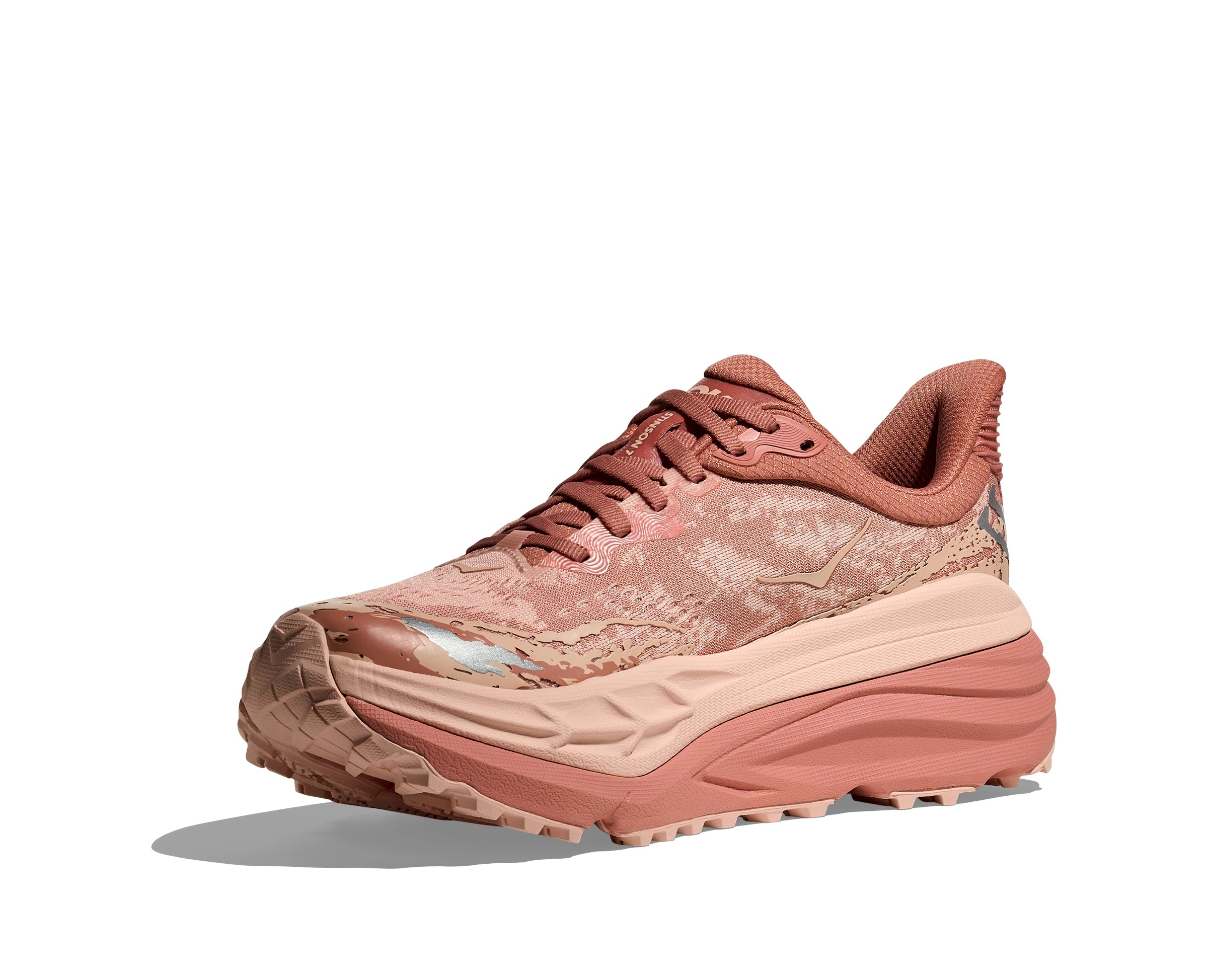 Hoka Stinson 7 Women Regular in Blush / Rose Latte running shoe photo 3 | MotionLab