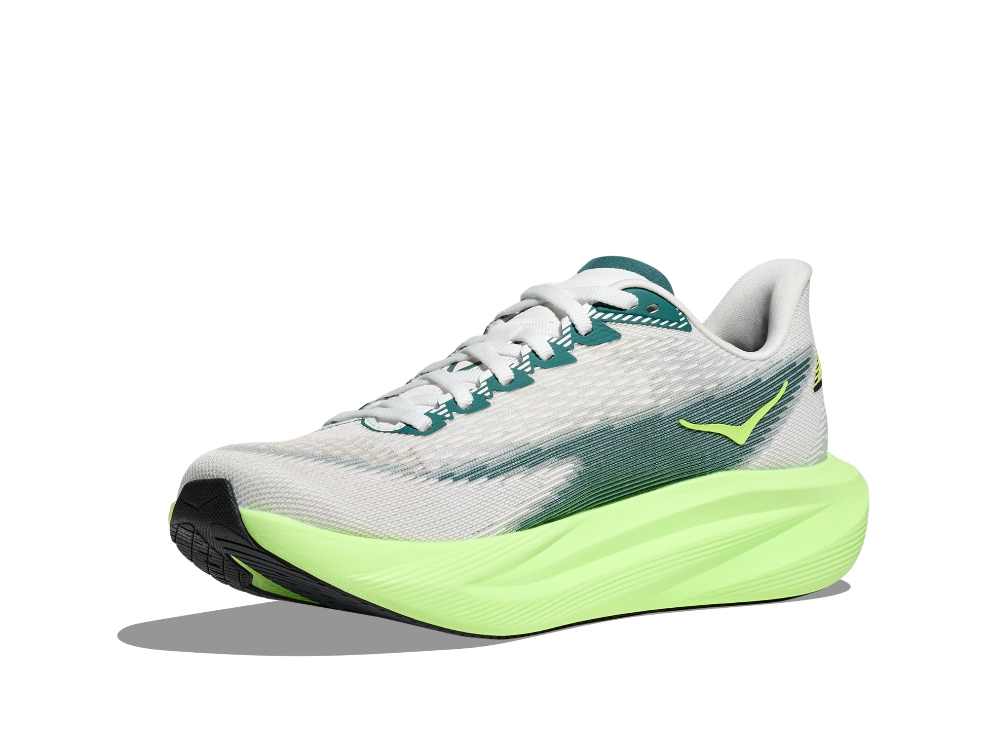 Hoka Mach 7 Women Regular in Frost / Neon Yuzu running shoe photo 3 | MotionLab