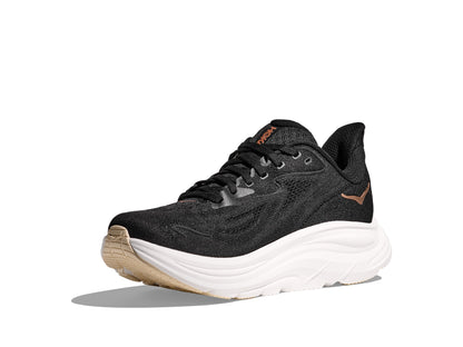 Hoka Clifton 10 Women Regular in Black / Rose Gold running shoe photo 3 | MotionLab