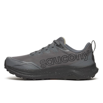 Saucony PEREGRINE 16 Men Wide in Carbon / Black running shoe photo 3 | MotionLab