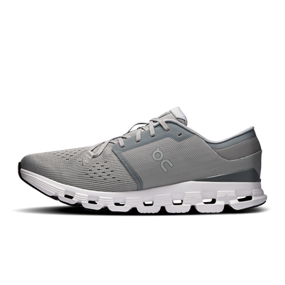 On Cloud X 4 Men in Alloy / Ivory running shoe photo 4 | MotionLab