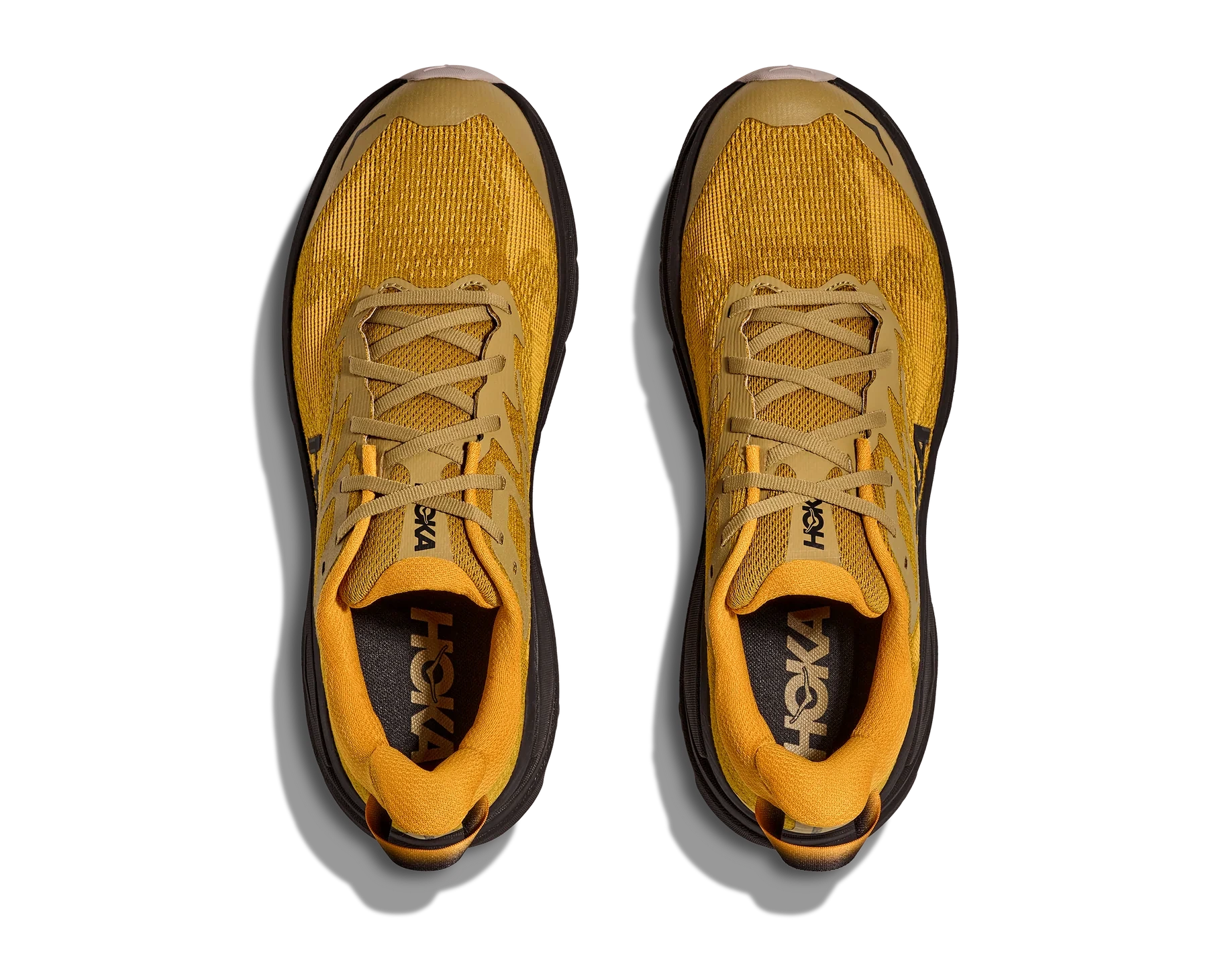 Hoka Challenger 8 Men Regular in Mustard Seed / Black running shoe photo 48 | MotionLab
