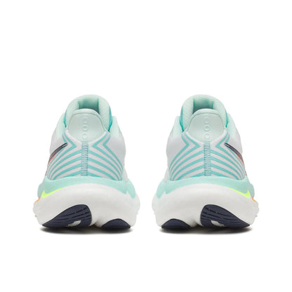 Saucony Triumph 23 Women Regular in White / Aqua running shoe photo 4 | MotionLab
