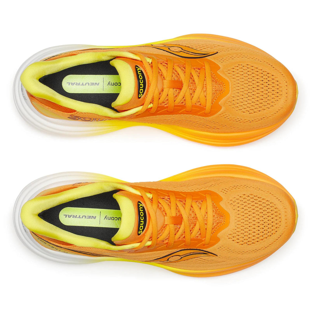 Saucony Triumph 24 Men Regular in Fuego / Orange running shoe photo 5 | MotionLab